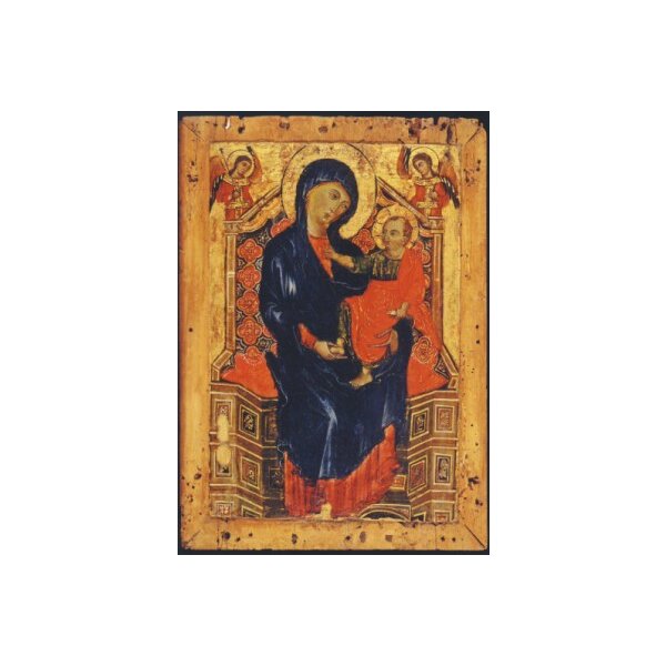 Orlandi, Deodato. Thronende Madonna mit Kind / 2 Erzengel
