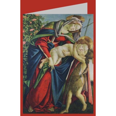 Sandro Botticelli. Madonna mit Kind und dem Johannesknaben