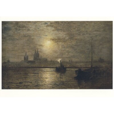 Douzette, Louis. Köln bei Nacht, circa 1871