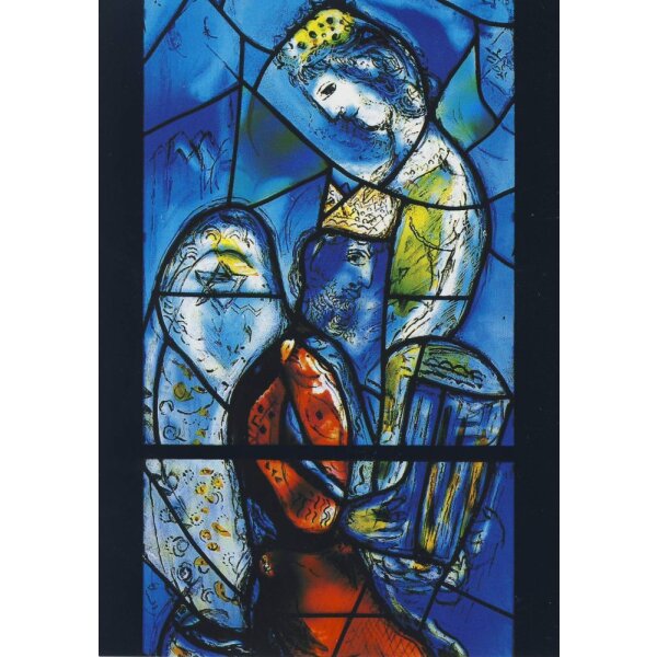 Marc Chagall. David und Bathseba, Chorfenster