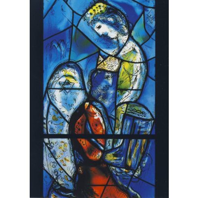 Marc Chagall. David und Bathseba, Chorfenster