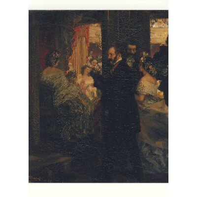 Adolph von Menzel. Im Opernhaus, 1862