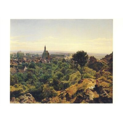 Ferdinand Georg Waldmüller. Blick auf Mödling,...