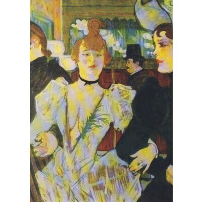 Henri de Toulouse-Lautrec. Die Goulue betritt d.Moulin Rouge