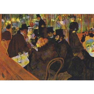 Henri de Toulouse-Lautrec. Im Moulin Rouge, 1892