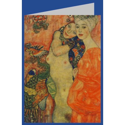 Gustav Klimt. Freundinnen, Ausschnitt, 1916/17