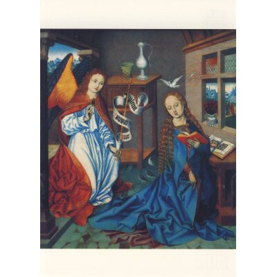 Mittelrheinischer Meister. Verkündung an Maria, um 1490