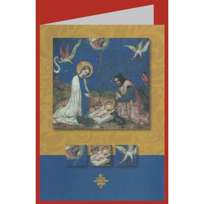 Stefan Lochner. Anbetung des kindes, um 1445