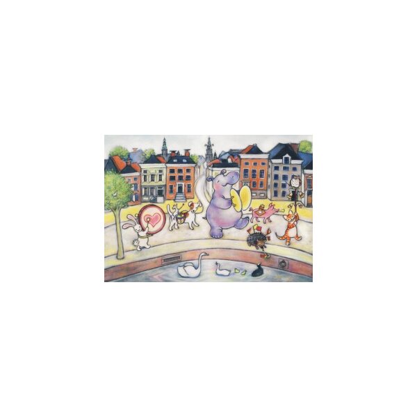 Geertje van der Zijpp. Die Straßenmusikanten, 1010
