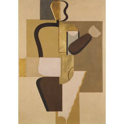 Willi Baumeister. Mauerbild mit Metallen, 1923