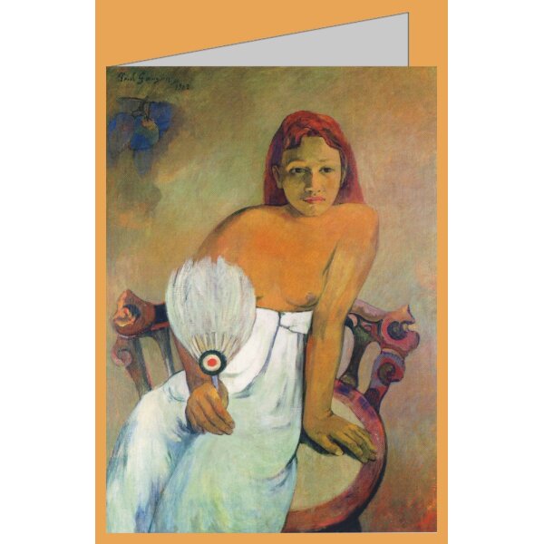 Paul Gauguin. Mädchen mit Fächer, 1902