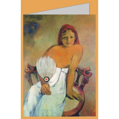 Paul Gauguin. Mädchen mit Fächer, 1902