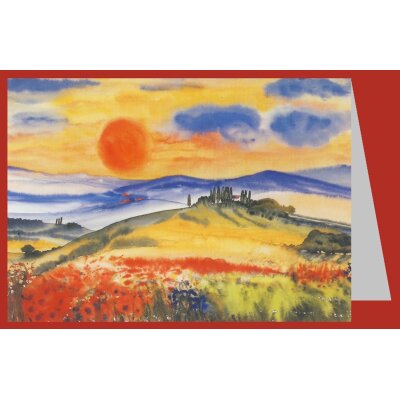 Baumann, Roswita-Ilona. Große Toskanalandschaft, 1999