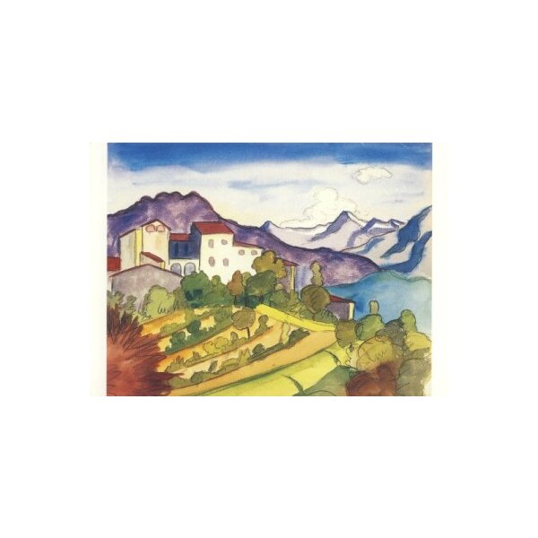 Hermann Hesse. Tessiner Bergdorf, 1924