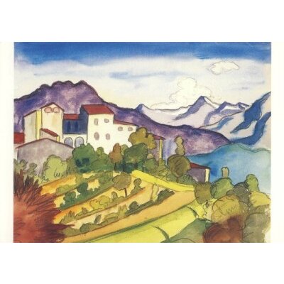 Hermann Hesse. Tessiner Bergdorf, 1924