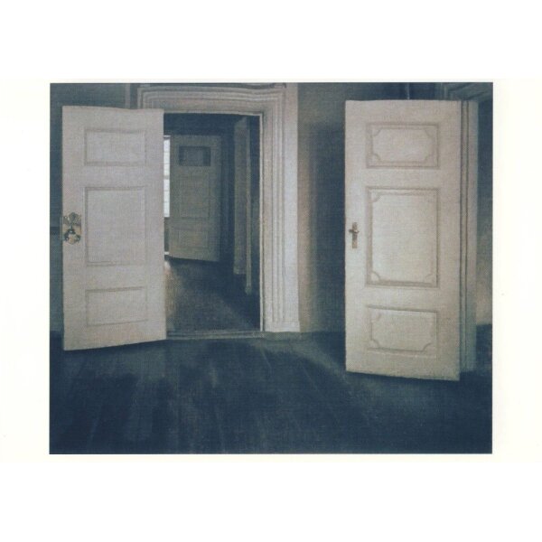 Vilhelm Hammershoi. Offene Türen, 1905