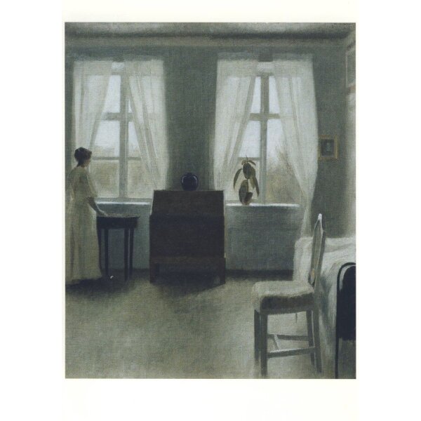 Vilhelm Hammershoi. Schlafzimmer, 1896