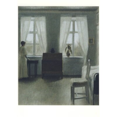 Vilhelm Hammershoi. Schlafzimmer, 1896