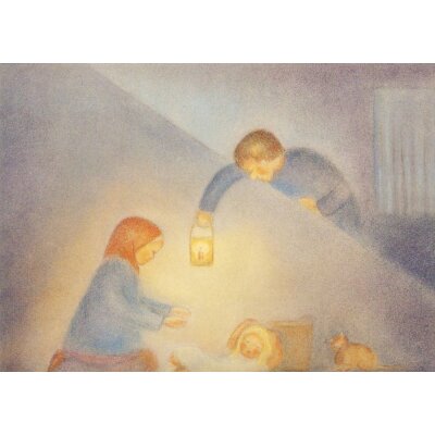 Ruth Elsässer. Unter der Treppe. Kunstdruck ca. DIN-A4
