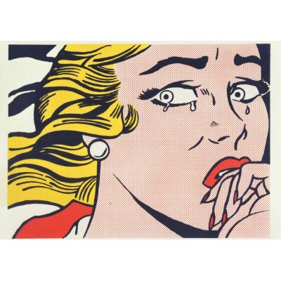 Roy Lichtenstein. Crying Girl, 1963