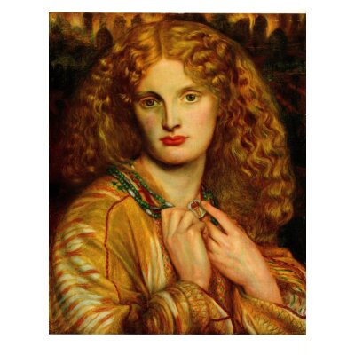 Dante Gabriel Rossetti. Helena von Troja, 1863