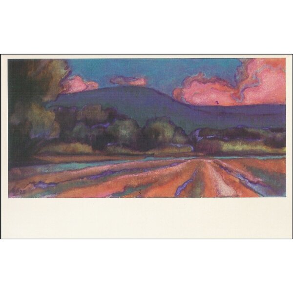 Hans Geissberger. Abendliche Flusslandschaft