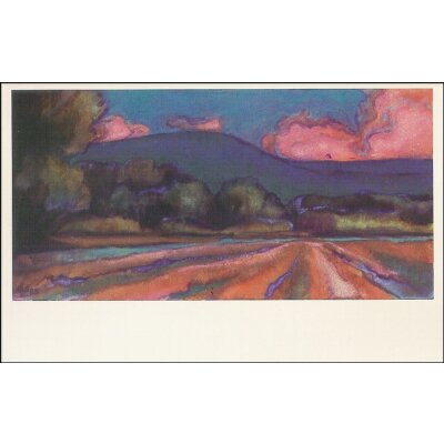 Hans Geissberger. Abendliche Flusslandschaft