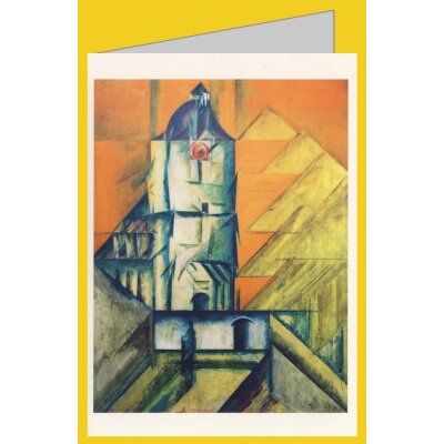 Lyonel Feininger. Mellingen, Der Kirchturm, 1915