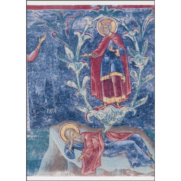 Byzantinisch. Stammbaum Jesse, König David. Rumänisch