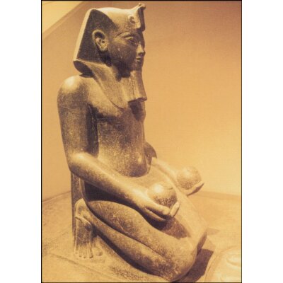 Aegy.Pharao Haremhab opfert/Hathor.reg. 1490-1436 v. Chr.