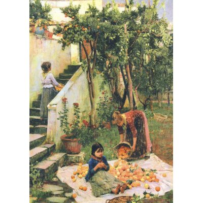 John William Waterhouse. Die Orangenpflückerinnen,...