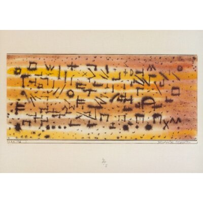 Paul Klee. Zerstörtes Ägypten, 1924