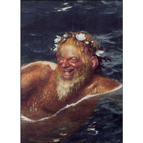Arnold Böcklin. Im Spiel der Wellen, Ausschnitt 1883.