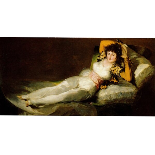 Francisco de Goya. Die bekleidete Maja