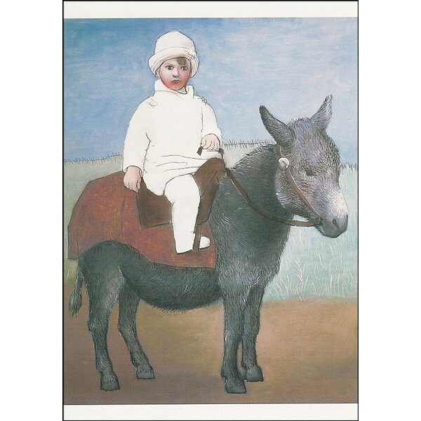Pablo Picasso. Paolo auf dem Esel