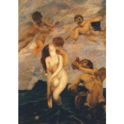 Ettore Tito. Geburt der Venus, 1900