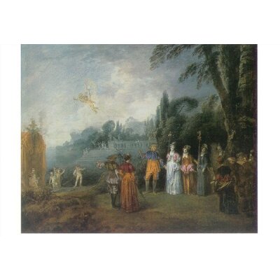 Watteau, A. Die Einschiffung nach Kythera, ca.1710