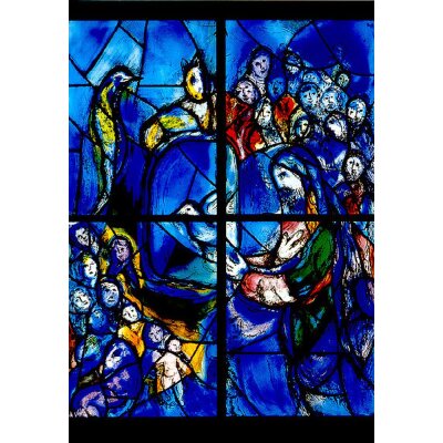 Marc Chagall. Noah, Kirchenfenster