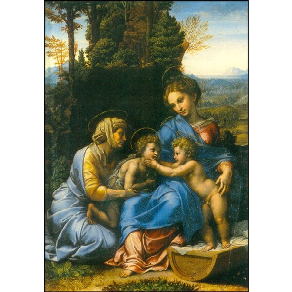 Raffael. Kleine heilige Familie, um 1518