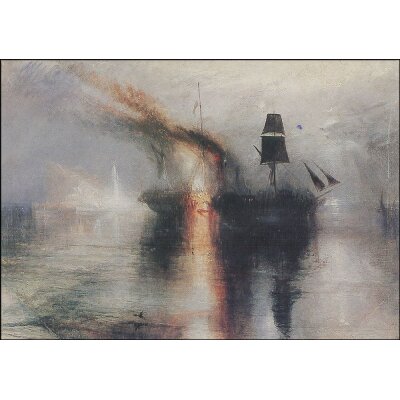 Joseph Mallord William Turner. Frieden, Beisetzung auf See