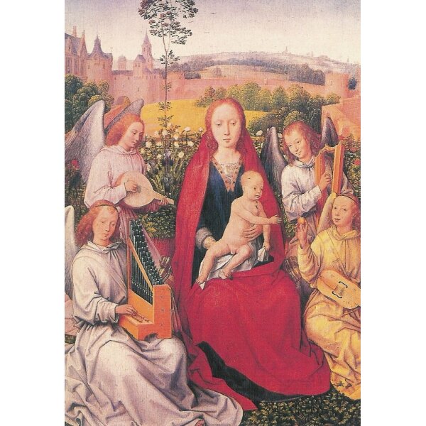 Hans Memling. Maria im Rosenhang