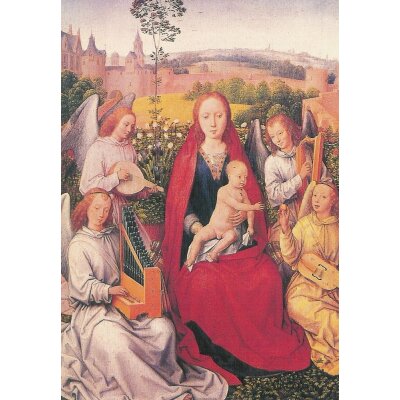 Hans Memling. Maria im Rosenhang