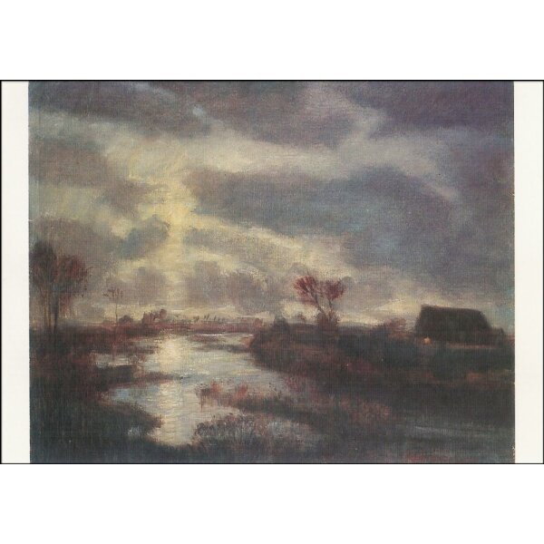 Otto Modersohn. Mondnacht im Moor, 1940