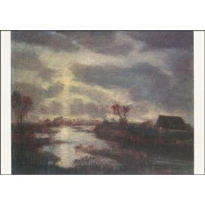 Otto Modersohn. Mondnacht im Moor, 1940