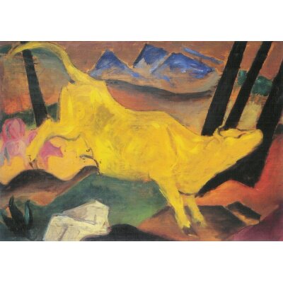 Franz Marc. Die gelbe Kuh, 1911