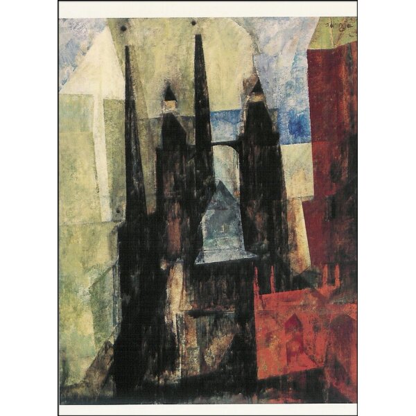 Lyonel Feininger. Marienkirche in Pfeil, 1930