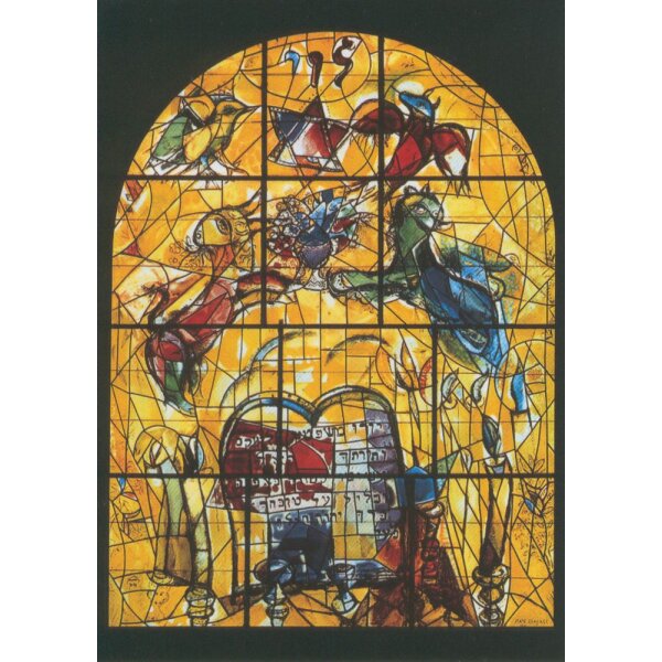 Marc Chagall. Stamm Levi Glasfenster, 1962