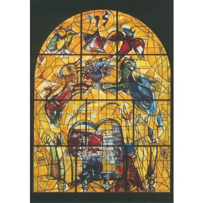 Marc Chagall. Stamm Levi Glasfenster, 1962
