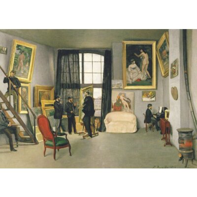 Frederic Bazille. Das Atelier des Künstlers in...
