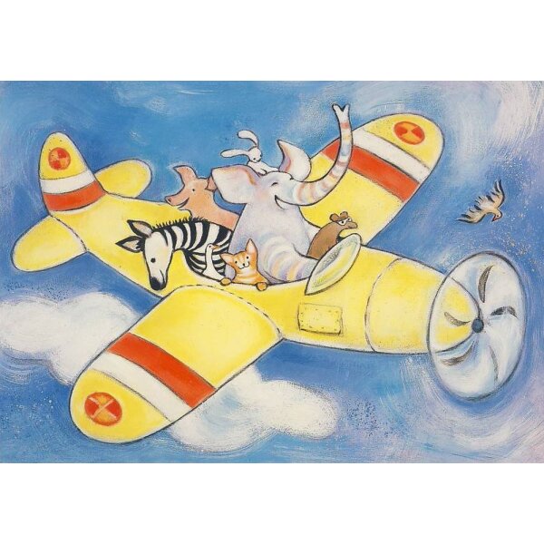 Geertje van der Zijpp. Das gelbe Flugzeug
